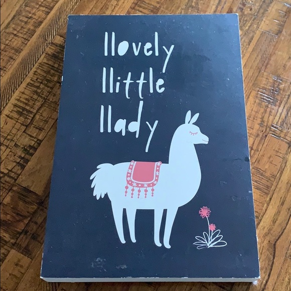 Other - 3/$10 wooden llama wall decor